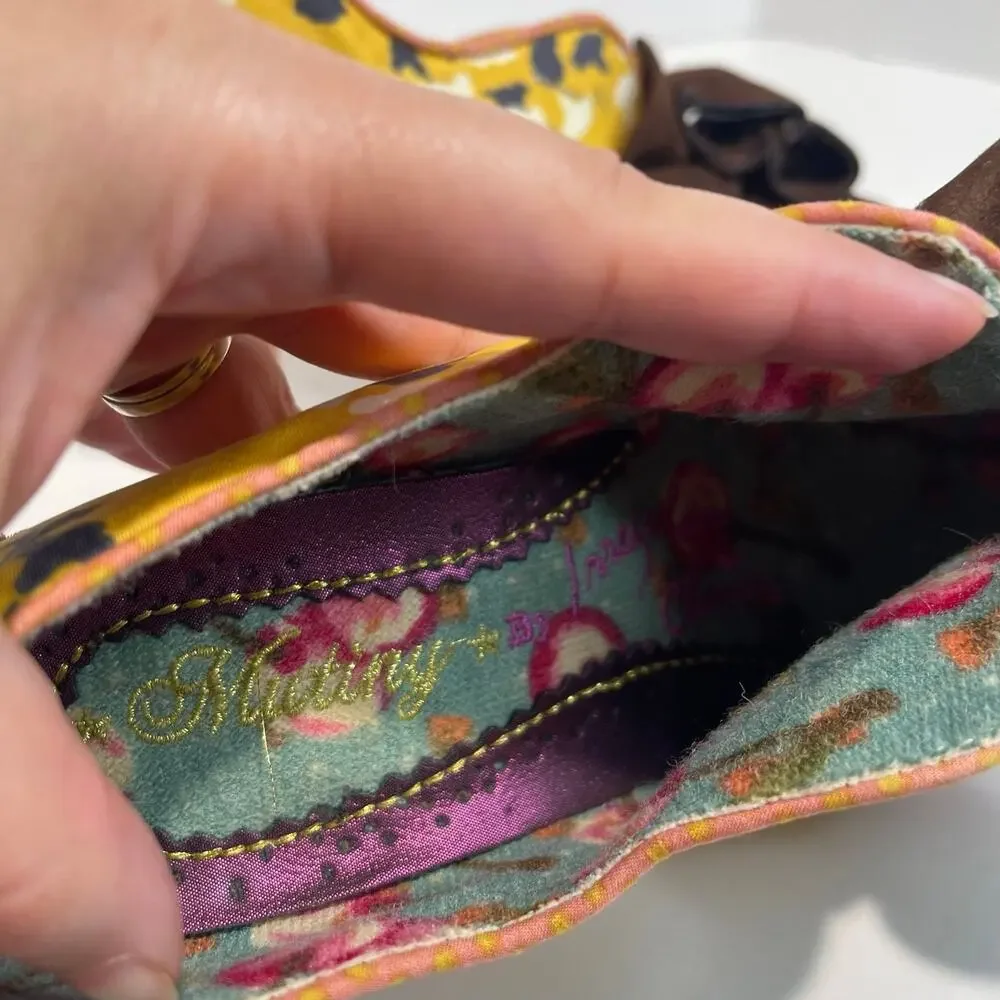 MUTINY by  Irregular Choice Shoes HIGH HEEL BROWN BOW SIZE 36